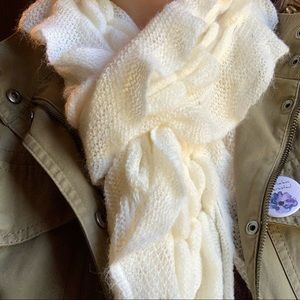 Ivory Ruffled Scarf from Victoria’s Secret